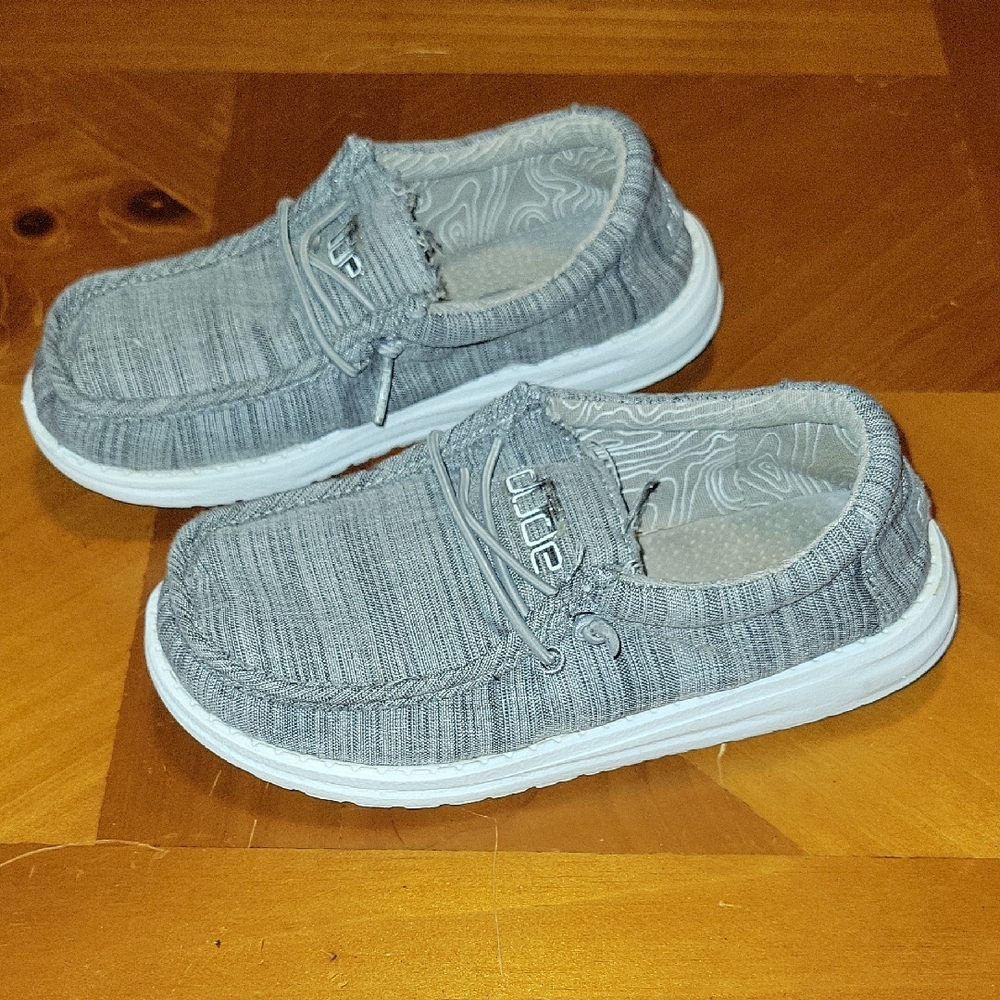 Hey Dude Linen Stone Slip-On Shoes